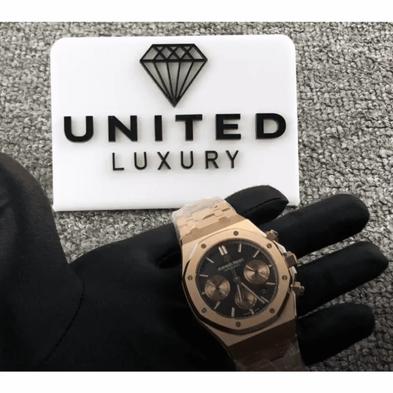 AP Royal Oak Chronograph 26331OR.OO.D821CR.01 “Rose Gold” High-End Replica 1:1