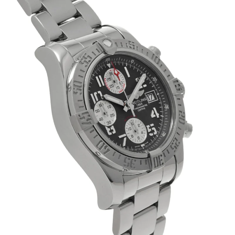 Breitling Super Avenger II A13370 “Black Dial” Premium Duplicate Edition