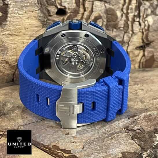 Audemars Piguet Royal Oak Offshore Chronograph 26405CE.OO.A002CA.01 "Black & Blue" Near Original Replica ap royal offshore blue replica mechanism ap-royal-offshore-blue-replica-mechanism