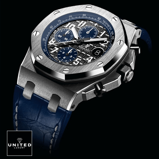 Audemars Piguet Royal Oak Offshore 26470ST "The Batman" Master Replica 1:1 audemars piguet royal oak offshore chronograph 26470ST.OO .A028CR.01 front audemars_piguet_royal_oak_offshore_chronograph_26470ST.OO_.A028CR.01_front