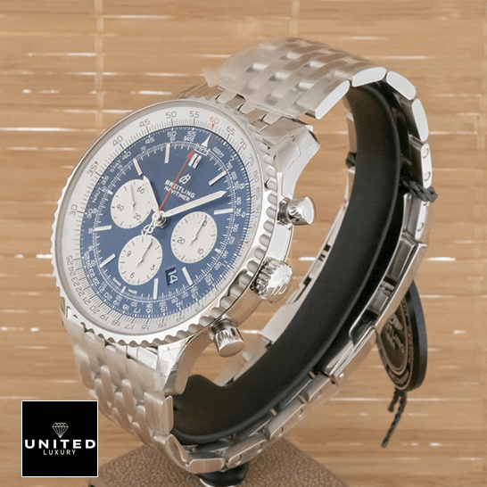 Breitling Navitimer B01 AB0127211C1A1 "Chronograph" True Clone 1:1 breitling navitimer AB0127211C1A1 replica LEFT breitling-navitimer-AB0127211C1A1-replica-LEFT