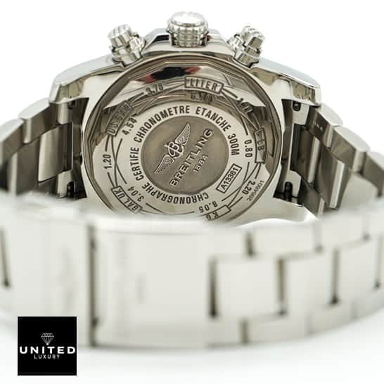 Breitling Super Avenger II A13370 "Black Dial" Premium Duplicate Edition breitling super avenger a13370 rreapliccaaa1 Breitling super avenger replica stainless steel Bracelet