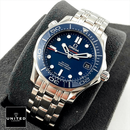 Omega Seamaster Steel Ref. 212.30.36.20.03.001 Master Clone Quality omega seamaster 300m steel 212 30 36 20 03 001 blue dial front Omega Seamaster 212_30_36_20_03_001 Blue Dial Replica in the stand