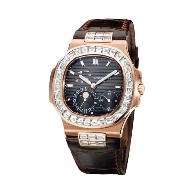 Patek Philippe Nautilus 5724 “Baguette Diamonds” 1:1 Clone Edition