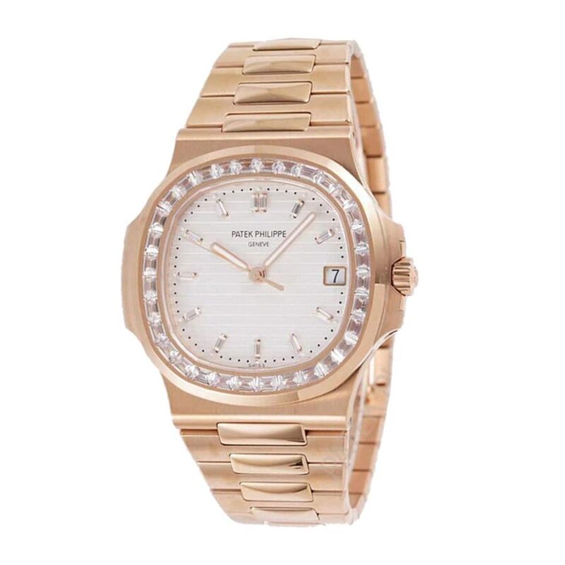 Patek Philippe Nautilus 7122/1R-001 “Rose Gold Diamond” Superior Copy 1:1