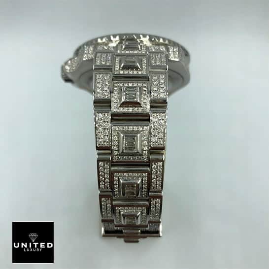 Rolex GMT-Master II 116759SARU "Full Diamond" Elite Super Clone rolex full diamond replica1 Rolex GMT-Master II Custom Diamond Set Bracelet 116710LN Replica