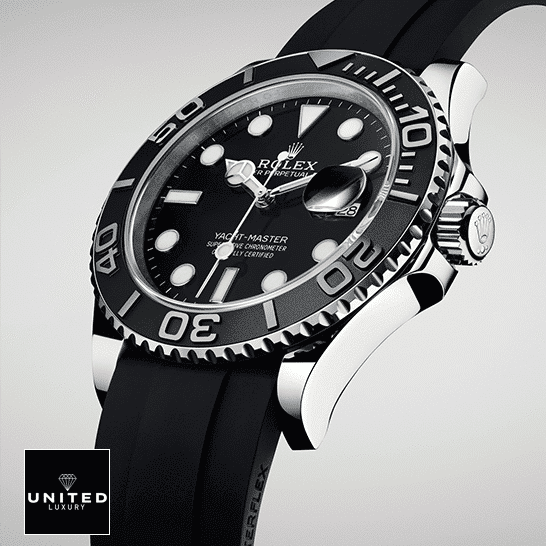 Rolex Yacht-Master 226659 "White Gold" Signature Replica 1:1 Rolex Yacht-Master 226659 Black Rubber Stainless Steel Case Replica