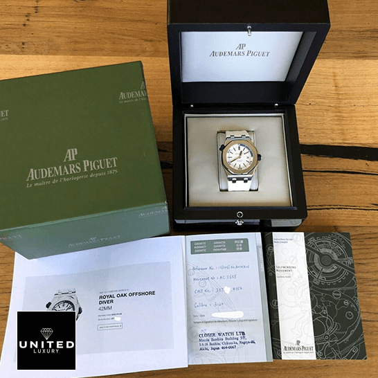 Audemars Piguet Royal Oak Offshore 26170ST.OO.D101CR.01 "White Dial" Superior Replica Audemars Piguet Royal Oak White Rubber Replica int the box & warranty card